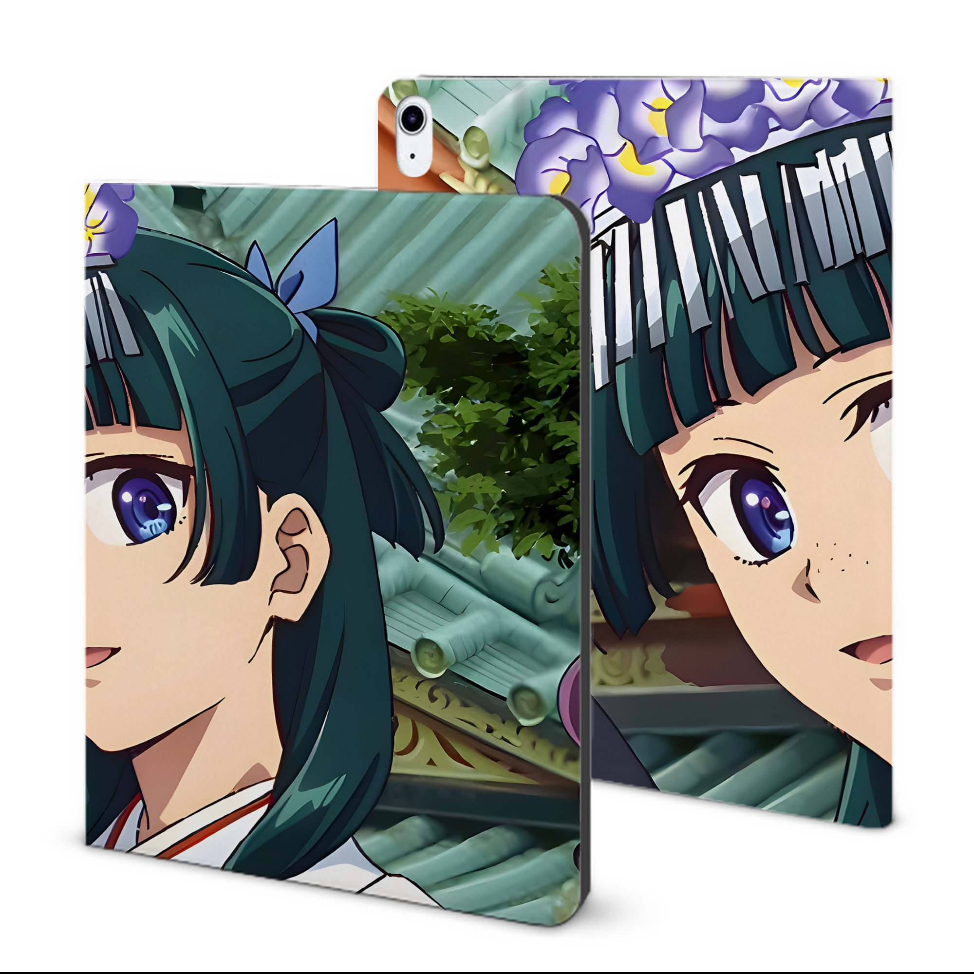 （画像用） 薬屋のひとりごと The Apothecary Diaries IPad ケース ブック型 PUレザー TPU 耐衝撃 軽量 薄型 ペン収納なし 全面保護 IPad 各モデル対応